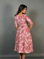 Blush Bloom Cotton Collar Dress