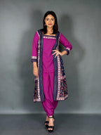 Bohonique Plus Size Jacket Print Set