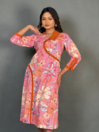 Rustic Chic Printed Cotton Corporate Kurti