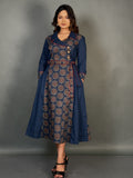 Twilight Navy Multi Print Fusion Dress