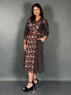 Moonlit Black Multi Print Princess Fit Fusion Dress