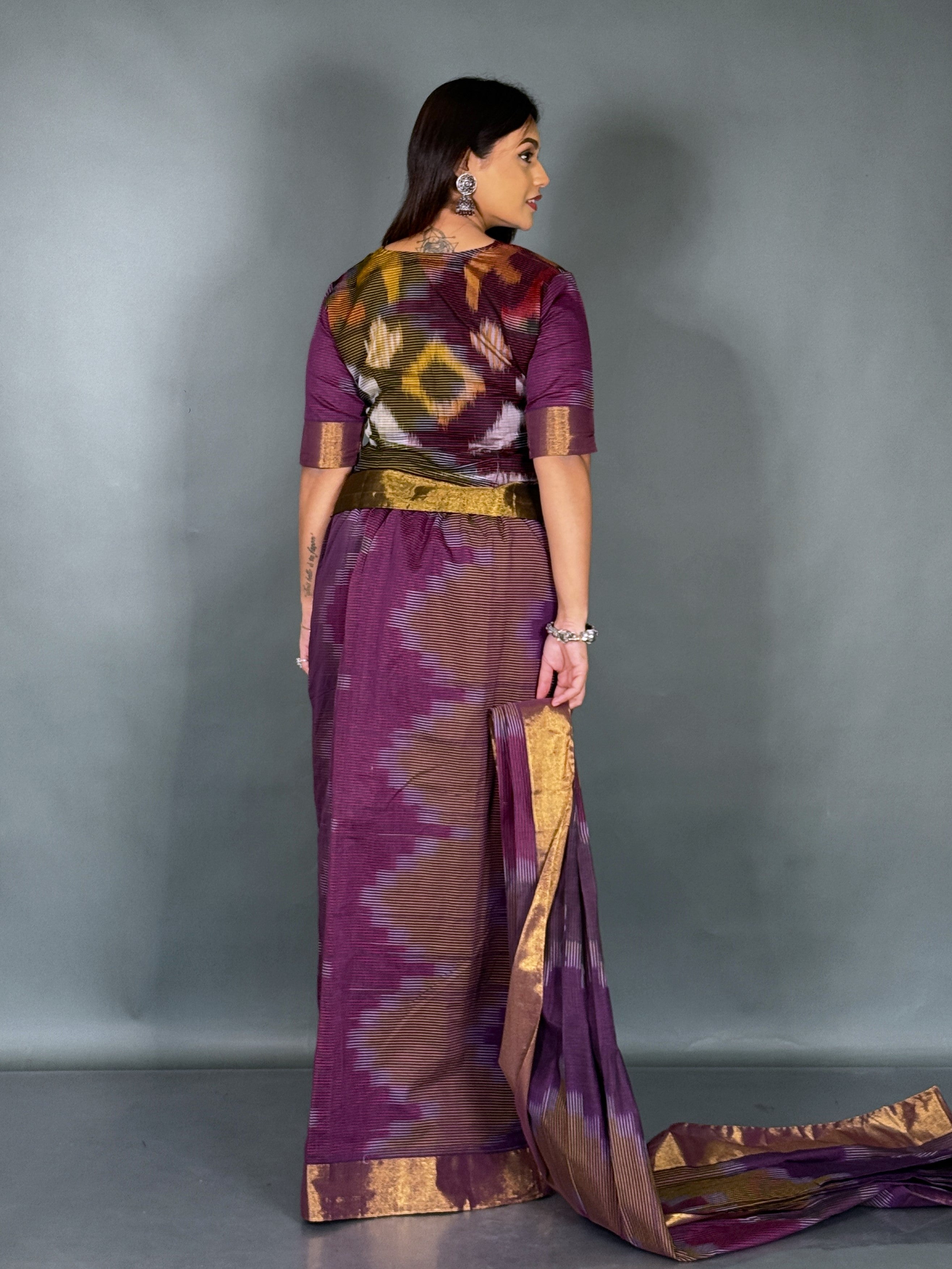 Soft Twilight CurveFit Ready to Wear Saree Set