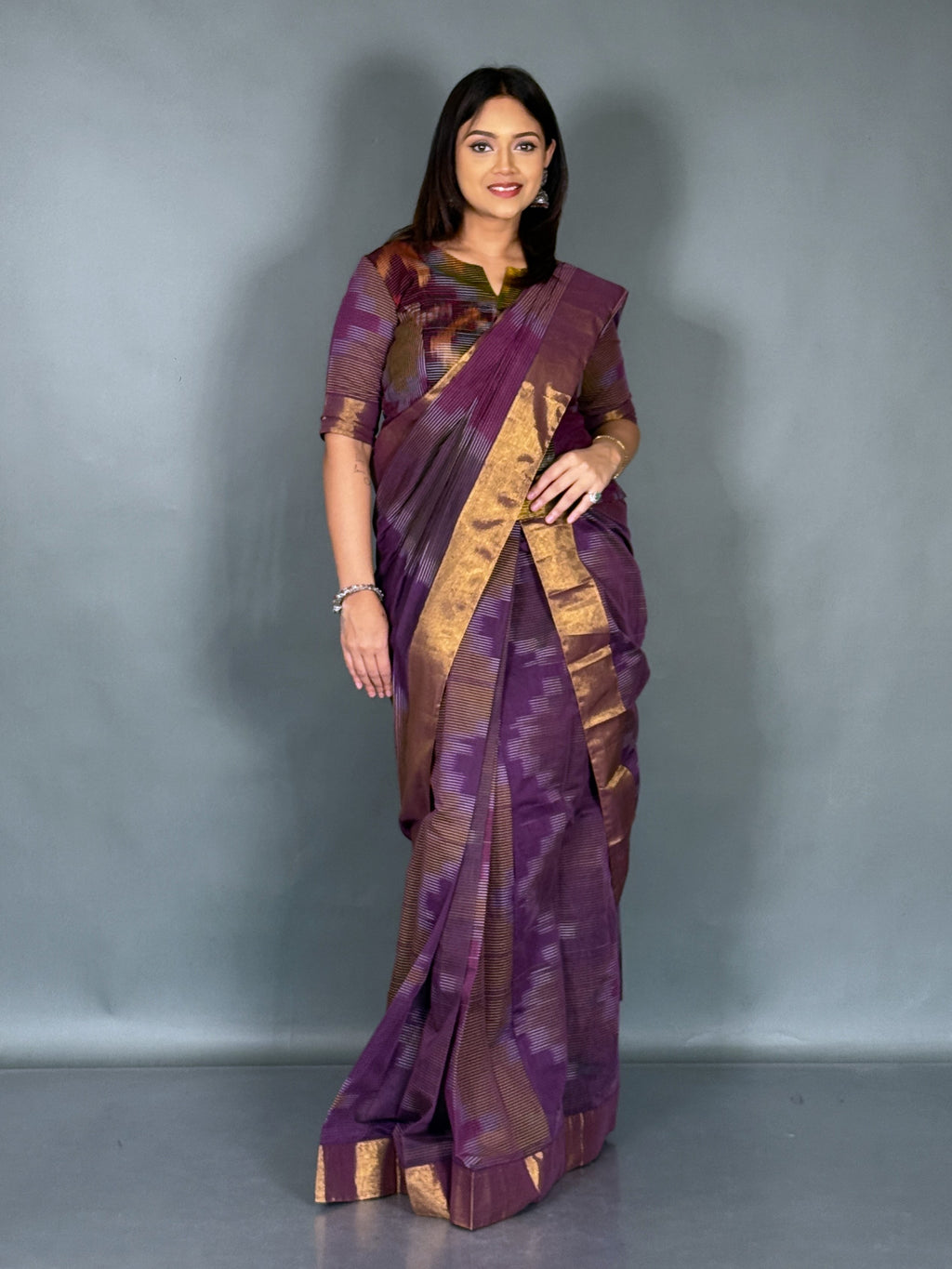 Soft Twilight CurveFit Ready to Wear Saree Set