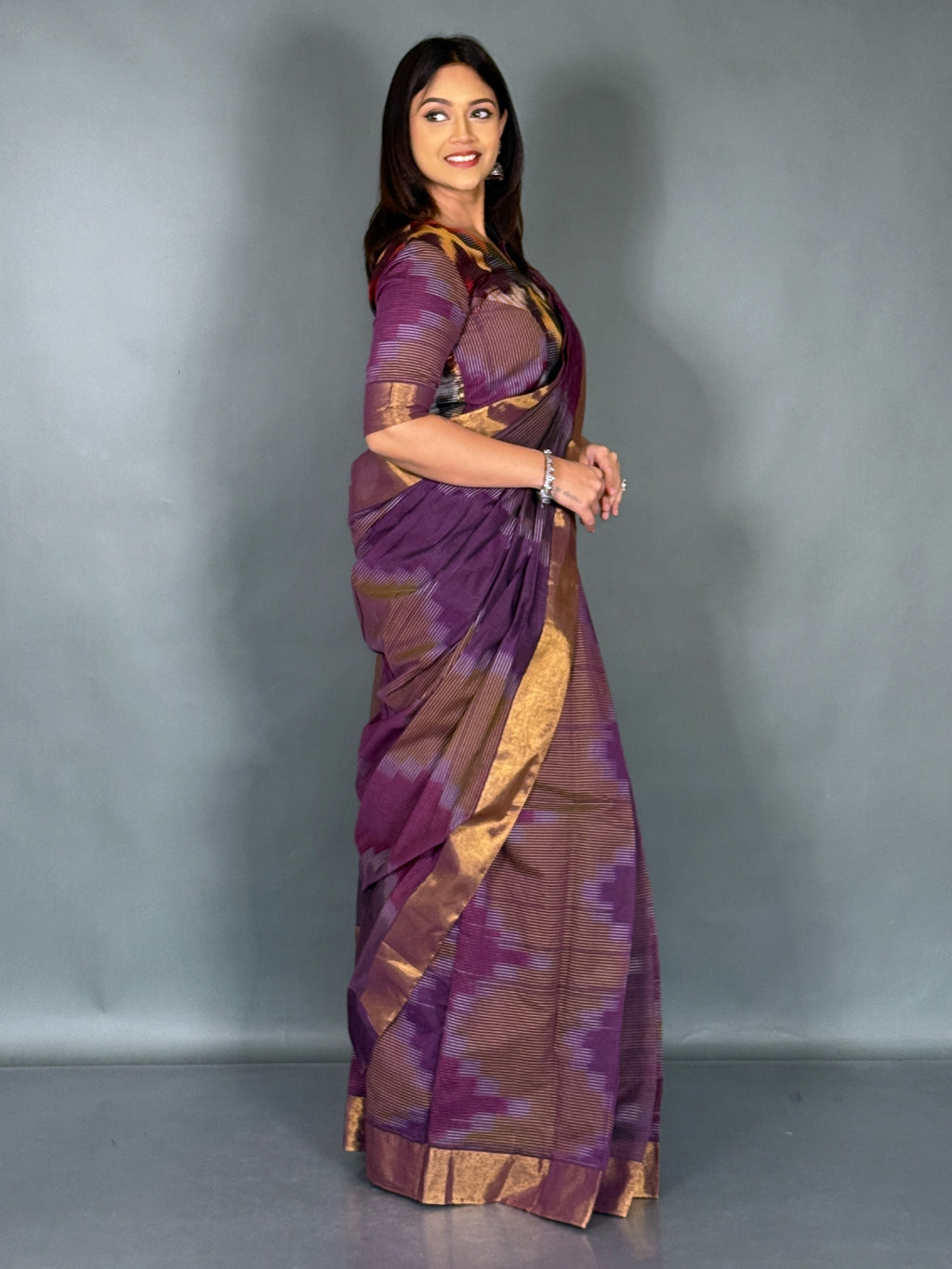 Soft Twilight CurveFit Ready to Wear Saree Set