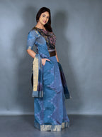 Aqua Mist CurveFit Ready to wear Saree Set