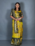 Zayra Lemon Patola Ready-to-Wear Saree Set