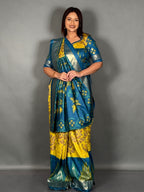 Emerald Breeze Plus Size Patola Insta Saree Set