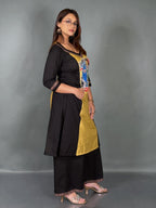 Midnight Mustard Cotton Co-Ord Set