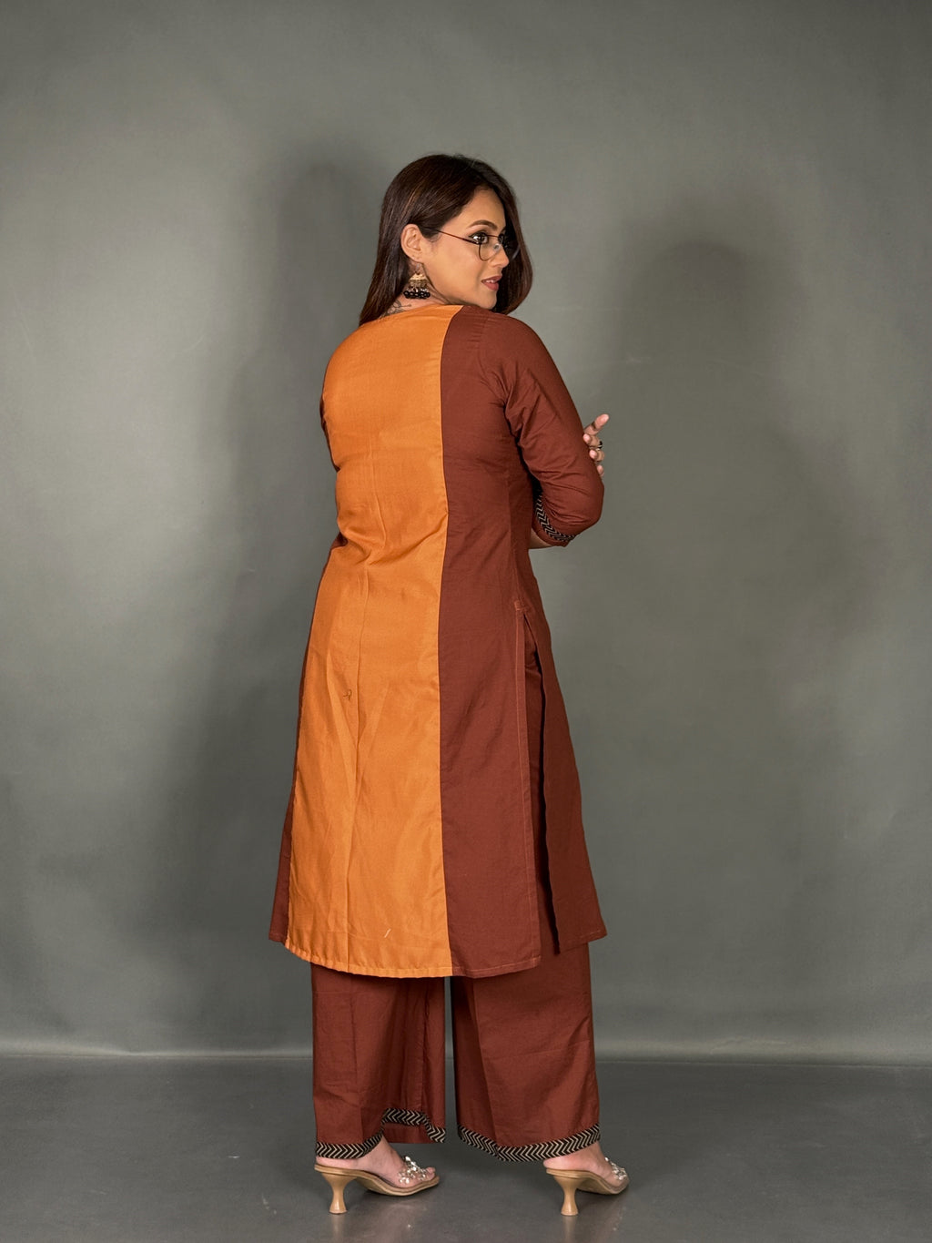 Mocha Muse Printed Cotton Co-Ord Set