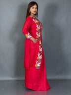Ruby Blush Embroidered Fusion Set