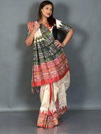 Midnight Heritage Lambani Semi Motka Tussar Insta Saree