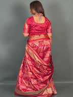 Ruby Aura Muga Chanderi Insta Saree Set