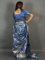 Azure Grace Muga Chanderi Insta Saree Set