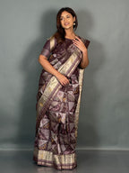 Cocoa Charm Chanderi Insta Saree Set