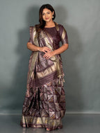 Cocoa Charm Chanderi Insta Saree Set