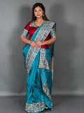 Peacock Royale Lambani Tussar Insta Saree Set