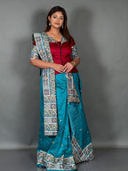 Peacock Royale Lambani Tussar Insta Saree Set