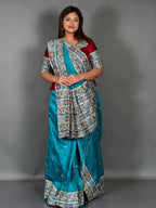 Peacock Royale Lambani Tussar Insta Saree Set