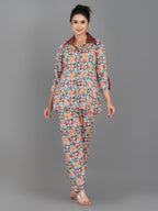 Fusions Dress Two Pieces cotton co-ord set Multicolour Geometrical print