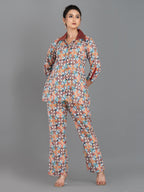 Fusions Dress Two Pieces cotton co-ord set Multicolour Geometrical print