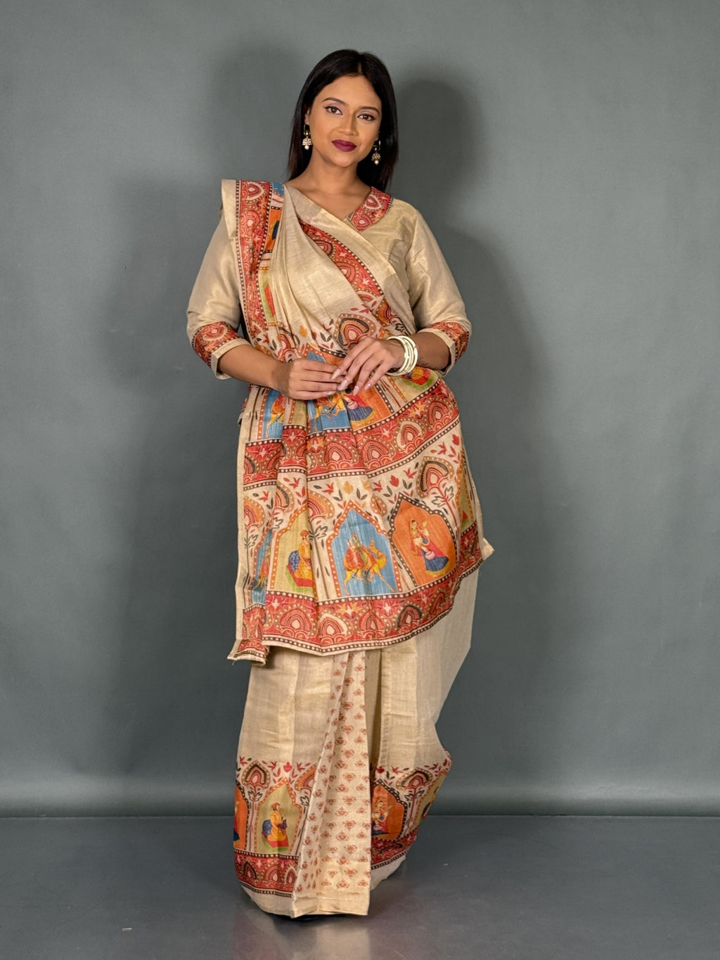 Luxury Tissue Tussar Insta Saree