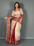 Celestial Gold Tissue Tussar Insta Saree