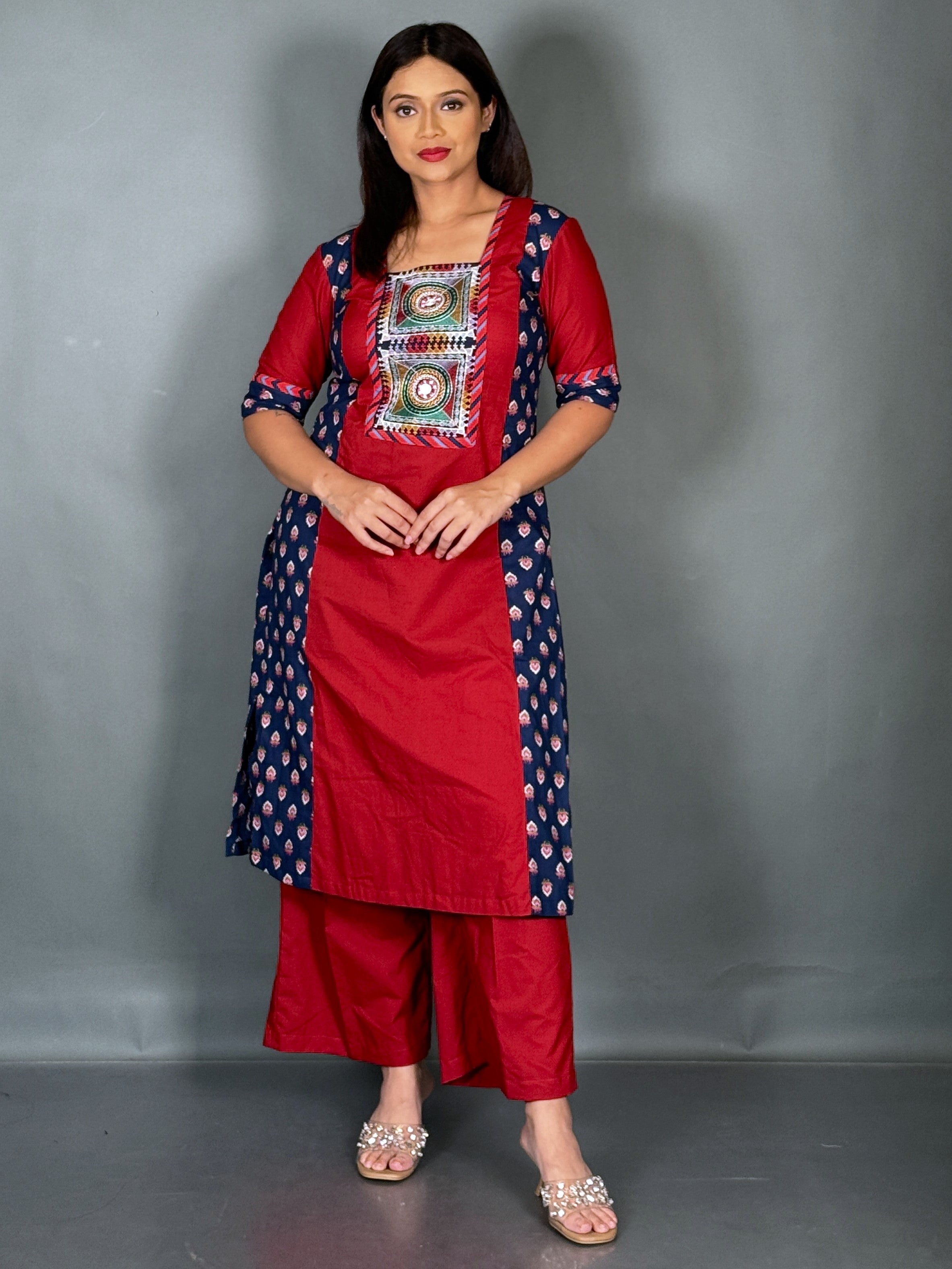 Maroon Aura CurveFit Co-Ord Set