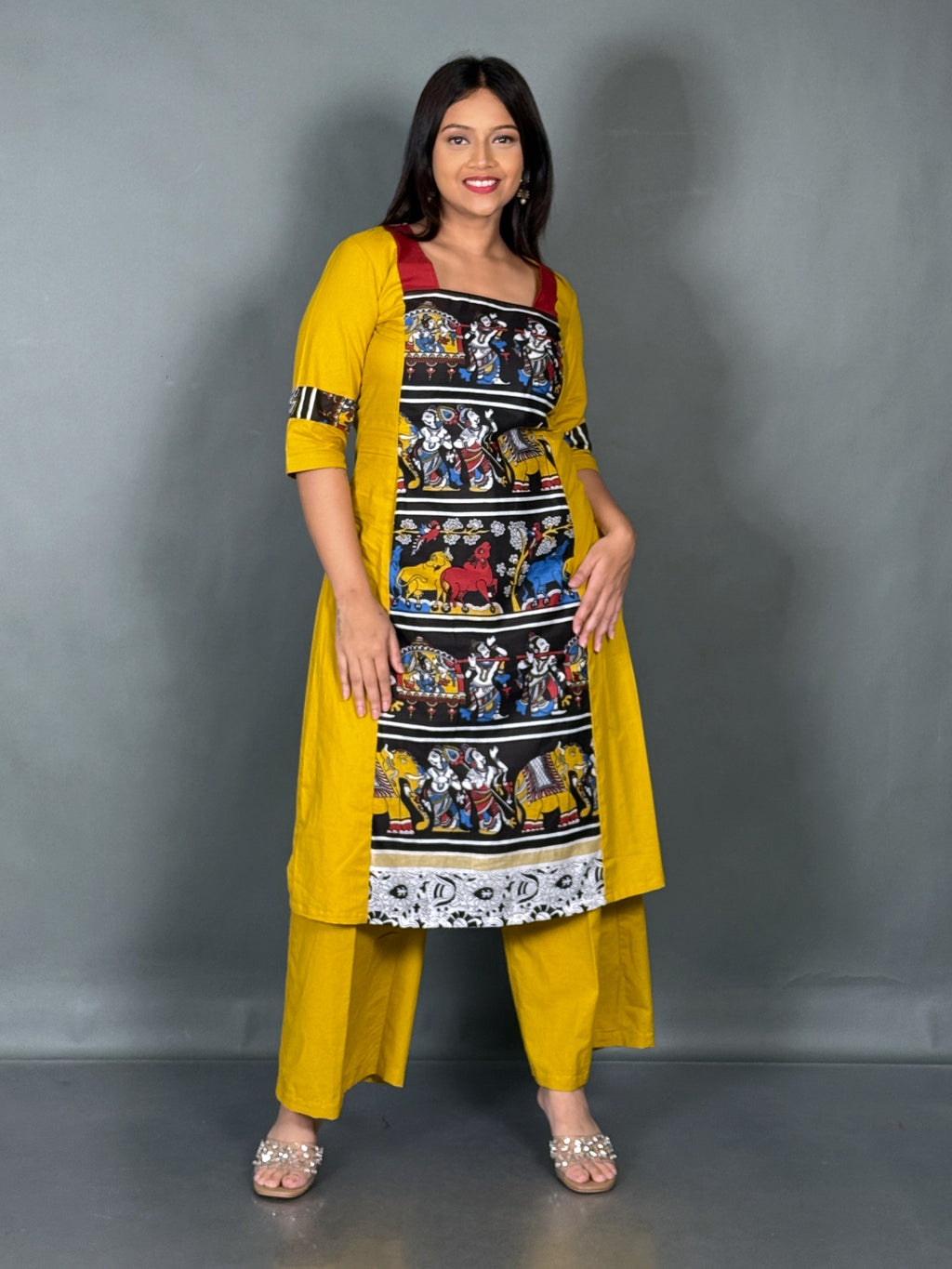Sunlit Kalamkari Organic Cotton Co-Ord Set