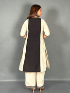 Artistic Linen Co-Ord Set with Canvas Print