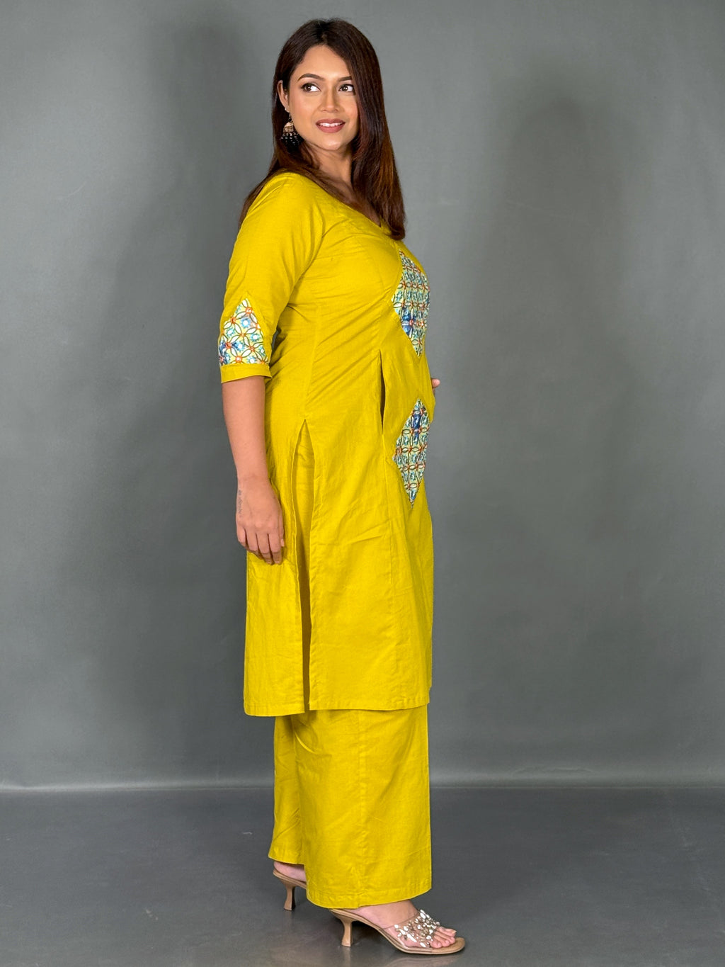 Lemon Bloom  Cotton Co-ord Set