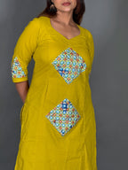 Lemon Bloom  Cotton Co-ord Set
