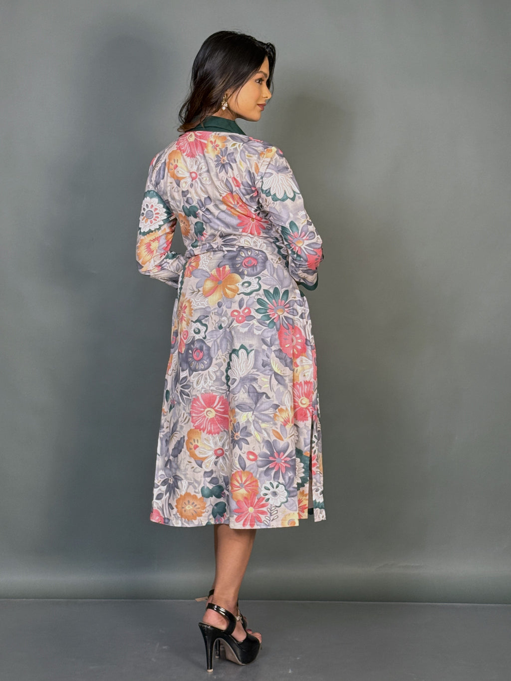 Simply Elegant Plus Size Printed Kurti