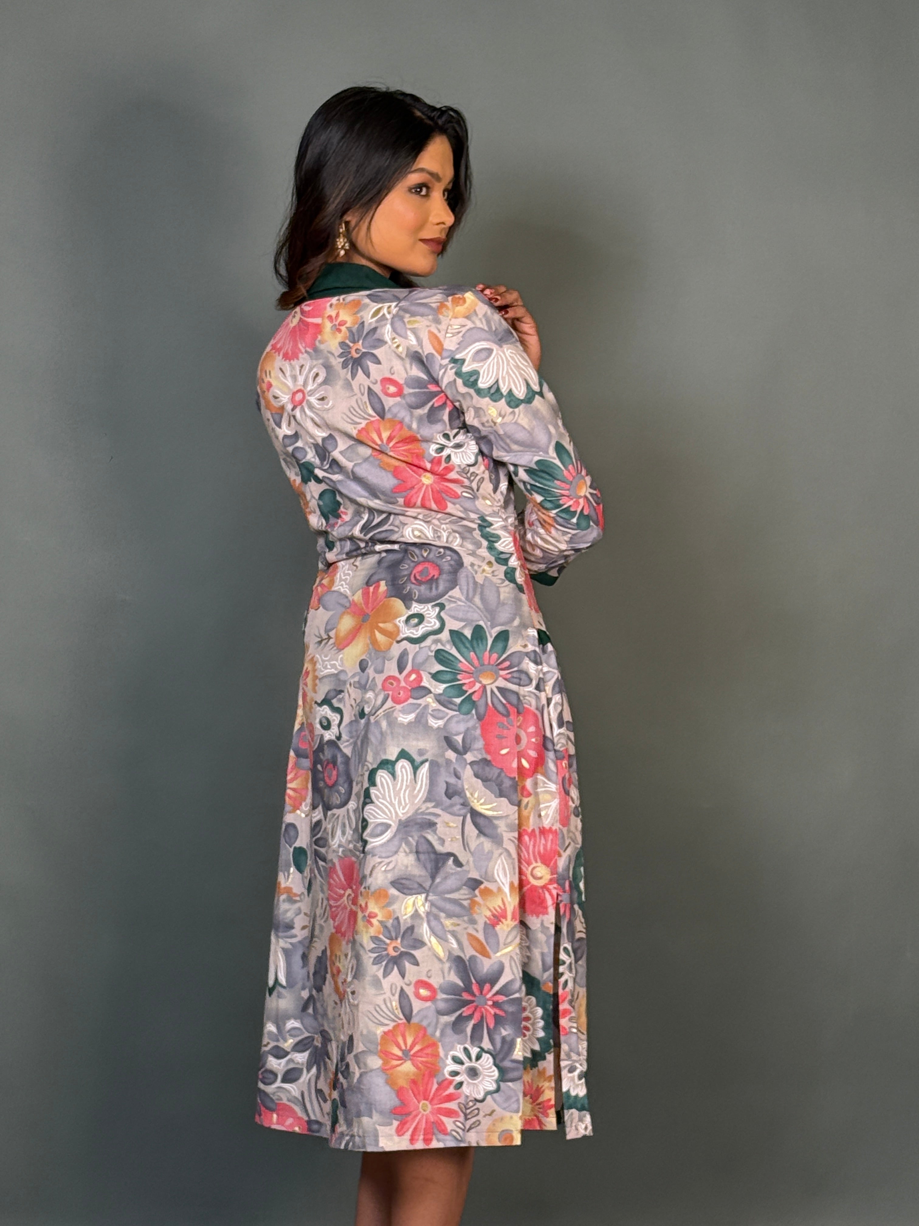 Simply Elegant Plus Size Printed Kurti