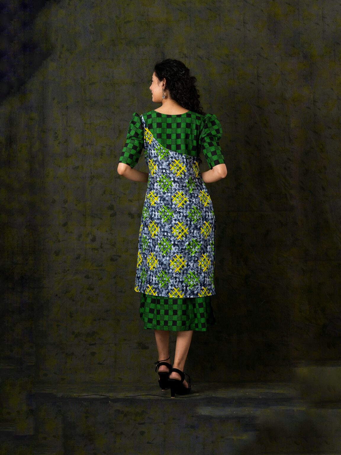 Suprabha Pure Cotton Indo-Western Dress - Image 4