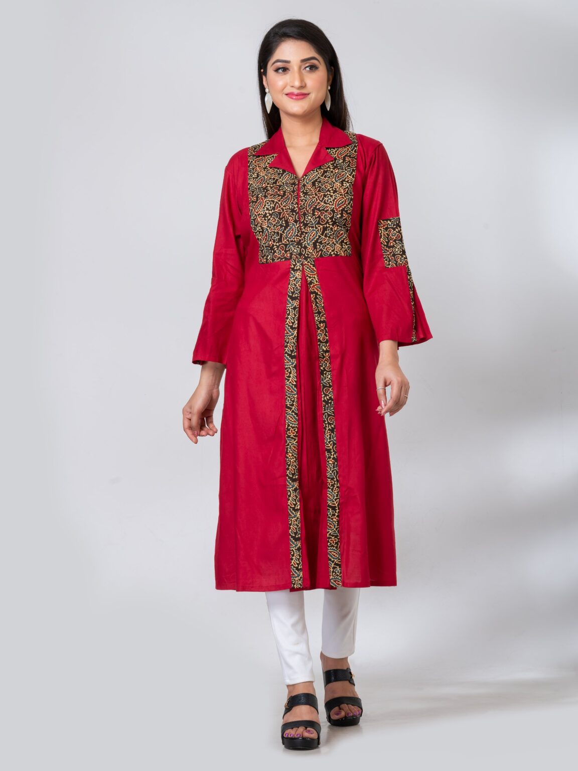 Olivia Kalamkari Cotton Kurti