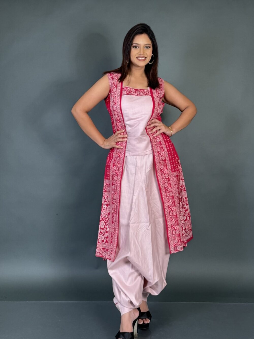 RaniBohonick Fusion Asymmetry – Pink Fusion Co-ord Set - Image 2