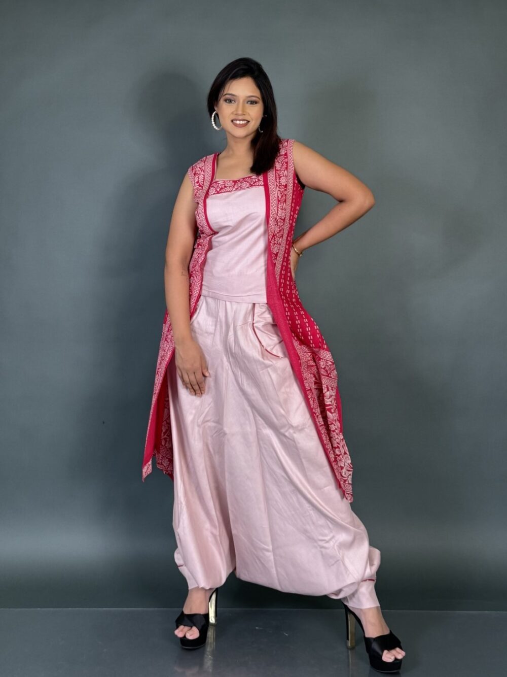 RaniBohonick Fusion Asymmetry – Pink Fusion Co-ord Set - Image 5