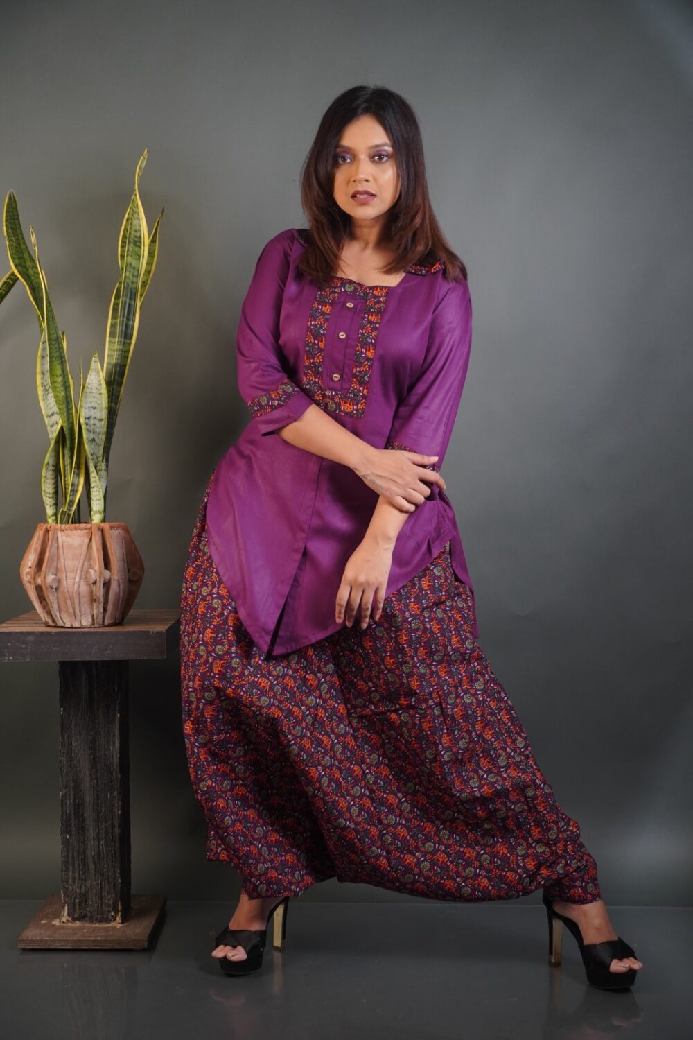 Boho Bloom Wine & Orange Bohonique Set - Image 5